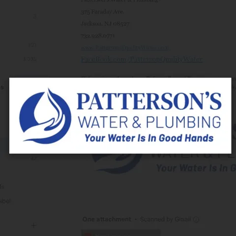 Patterson's Water & Plumbing logo
