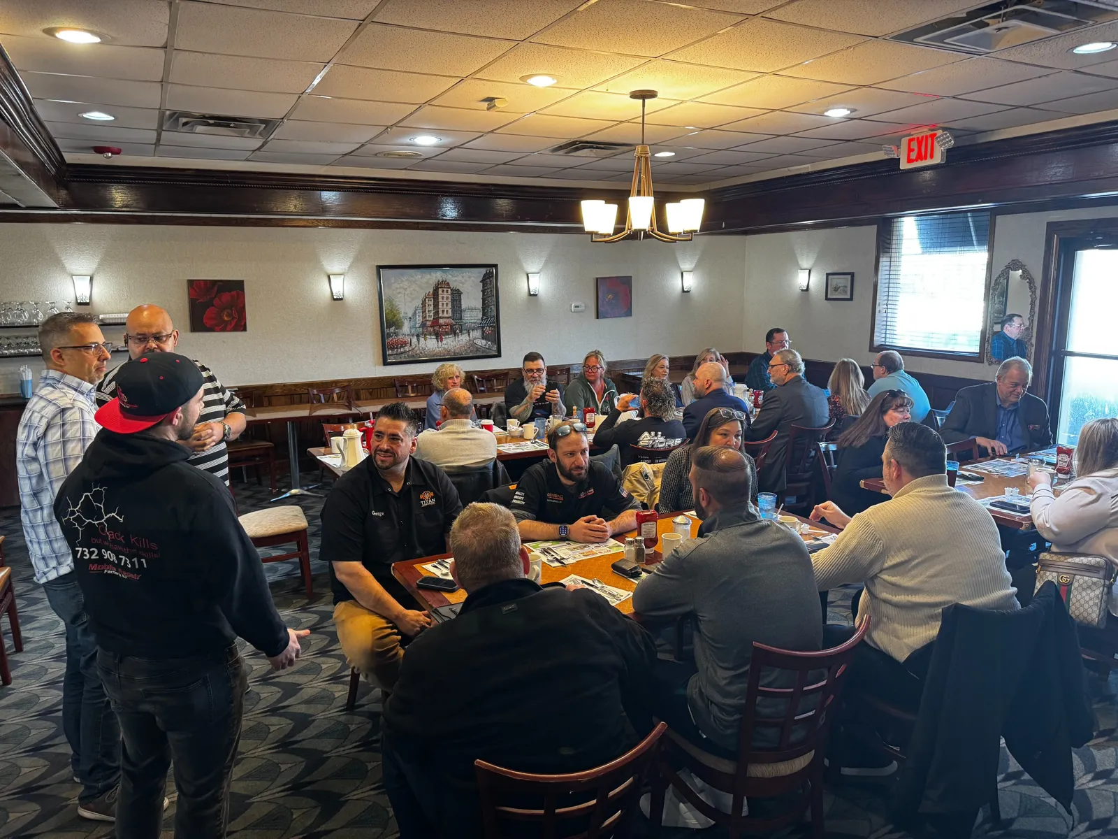 MonOc Money Makers members at an early LeTip of Brick chapter meeting