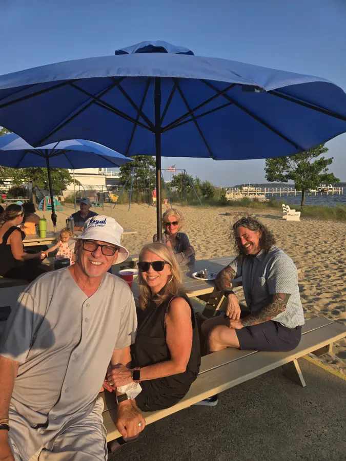 Members and families at the LeTip of Brick summer social, July 2025